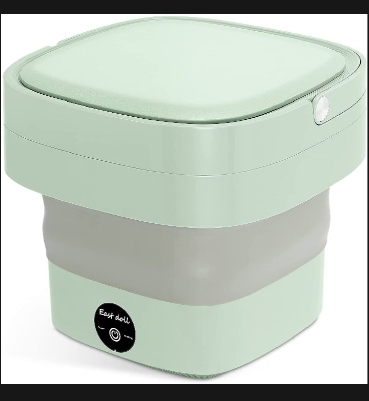 Foldable Mini Washing Machine – Portable Collapsible Washer for Travel, Dorm, Baby Clothes | Random Color | 11 Litre