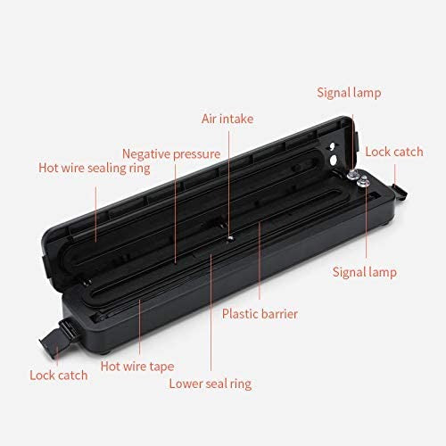 Vaccum Sealing Machine, 110/220V High Power Electric Vacuum Bag Sealing Packaging Machine,